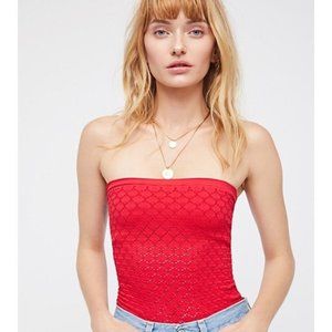 Free People Honey Textured Tube Top